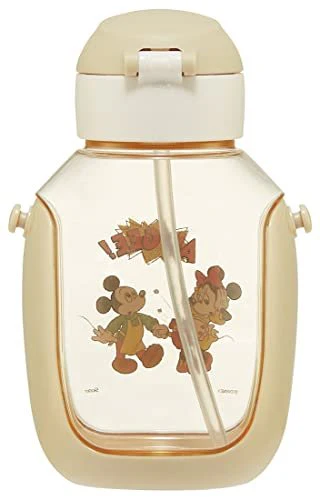 Skater Mickey Mouse & Friends Water Bottle with Straw 530ml PDSH6DX-A - Image 6