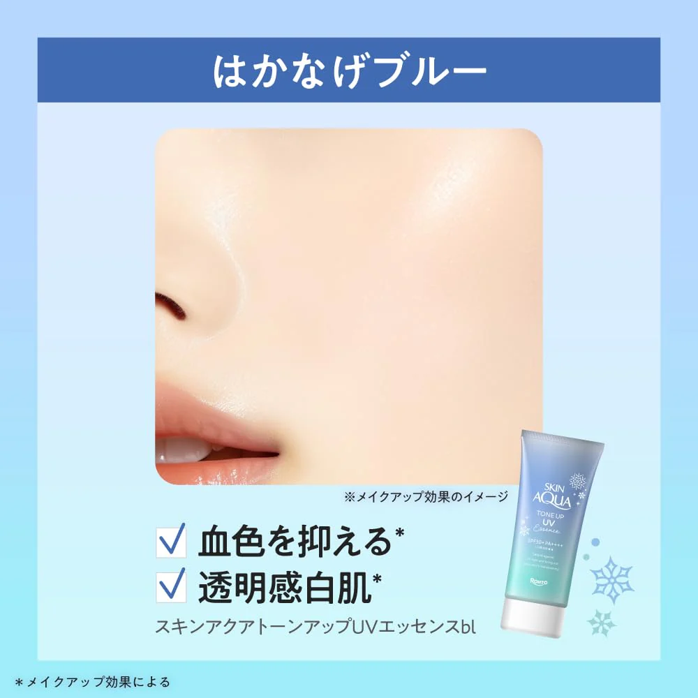 Skin Aqua Tone Up UV Essence Sunscreen SPF50 PA Blue 80g - Image 5
