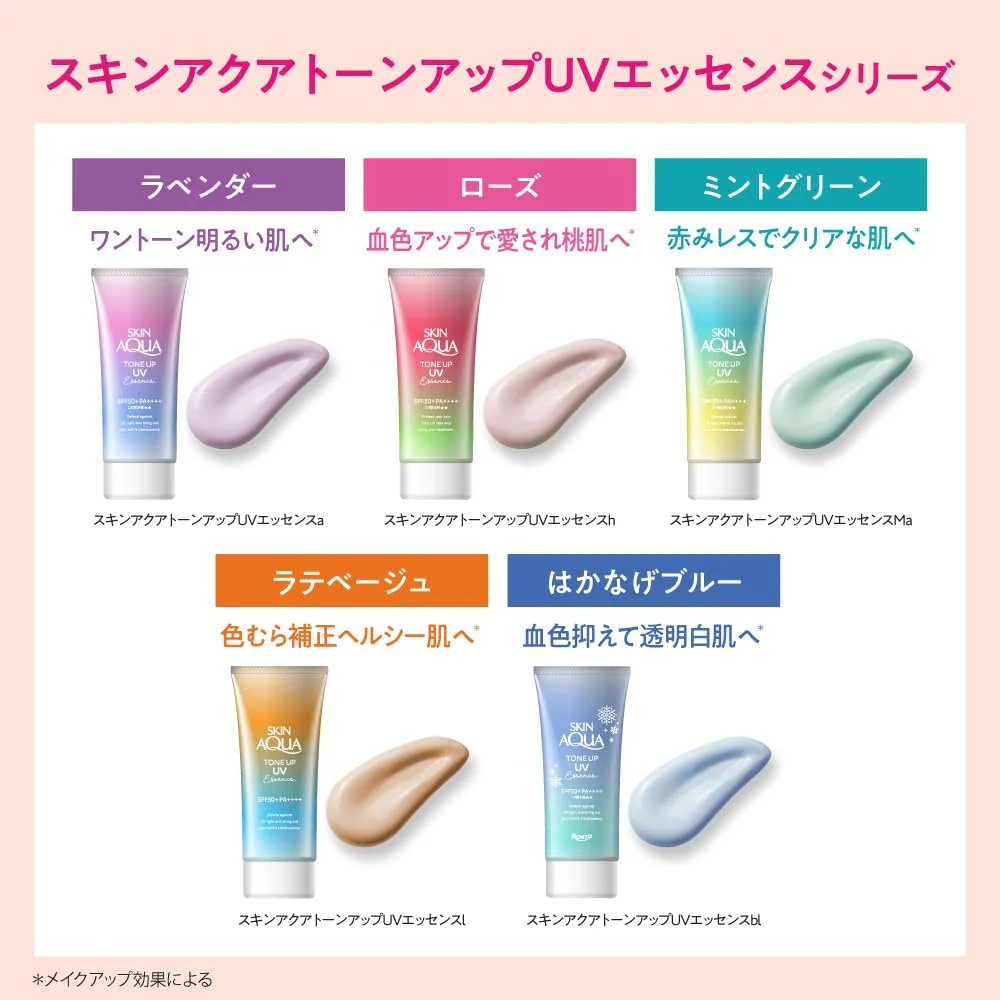Skin Aqua Tone Up UV Essence Sunscreen SPF50 PA Blue 80g - Image 6
