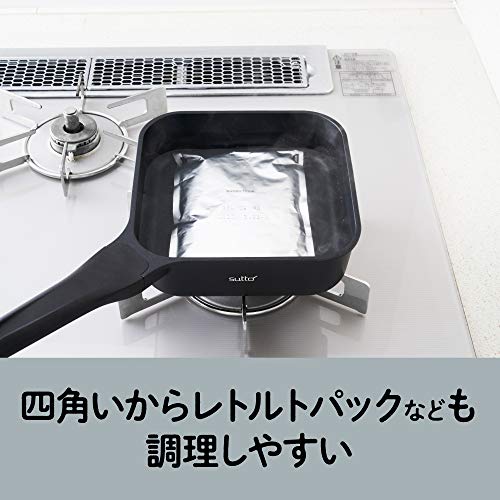 DOSHISHA Smart Frying Pan sutto 16×8cm BK - Image 5