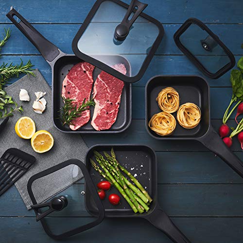 DOSHISHA Smart Frying Pan sutto 16×8cm BK - Image 8