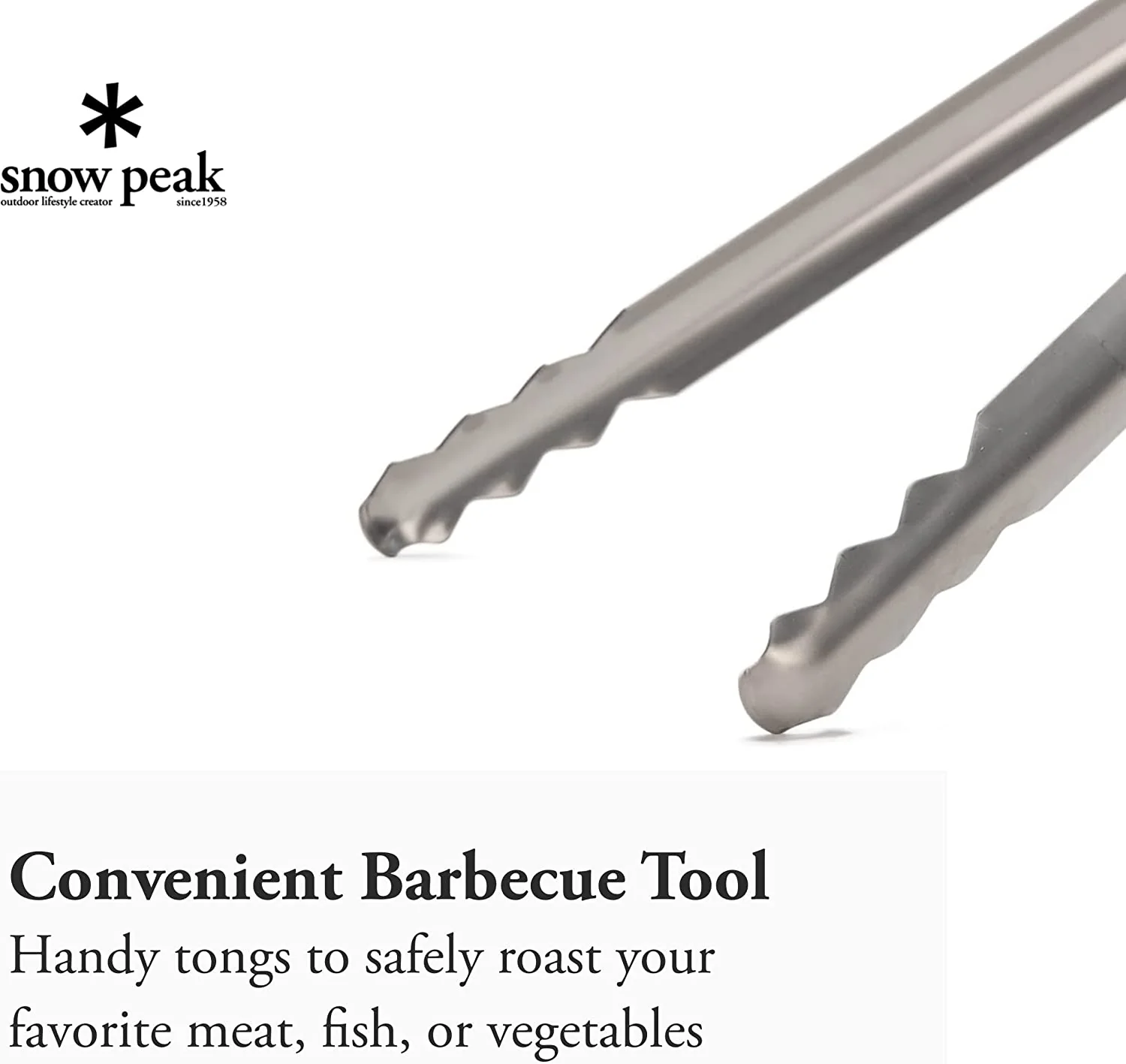 Snow Peak Barbeque Tongs N-020 - Image 4