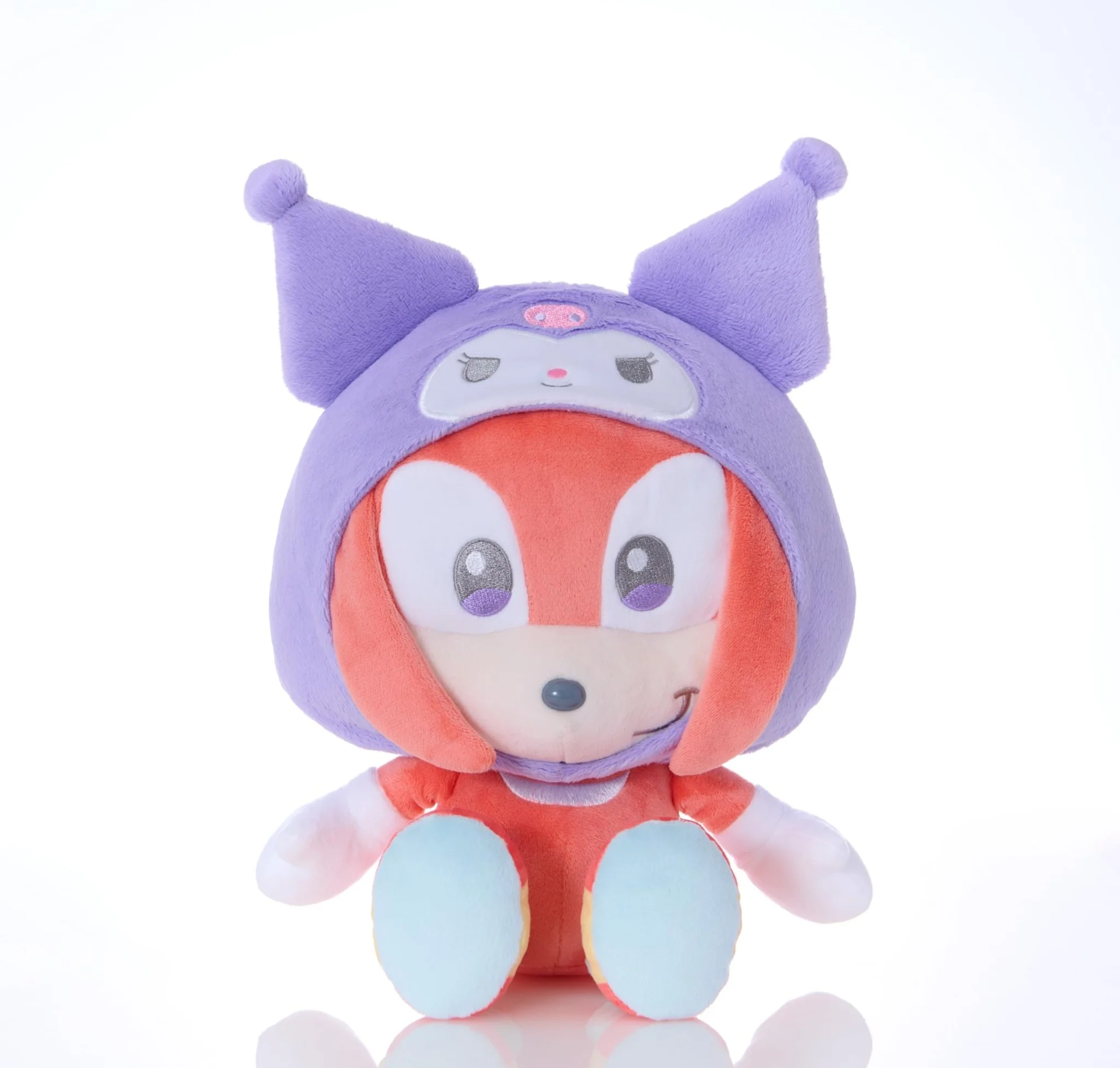 Sonic & Friends x Sanrio M Plush - Knuckles × Kuromi