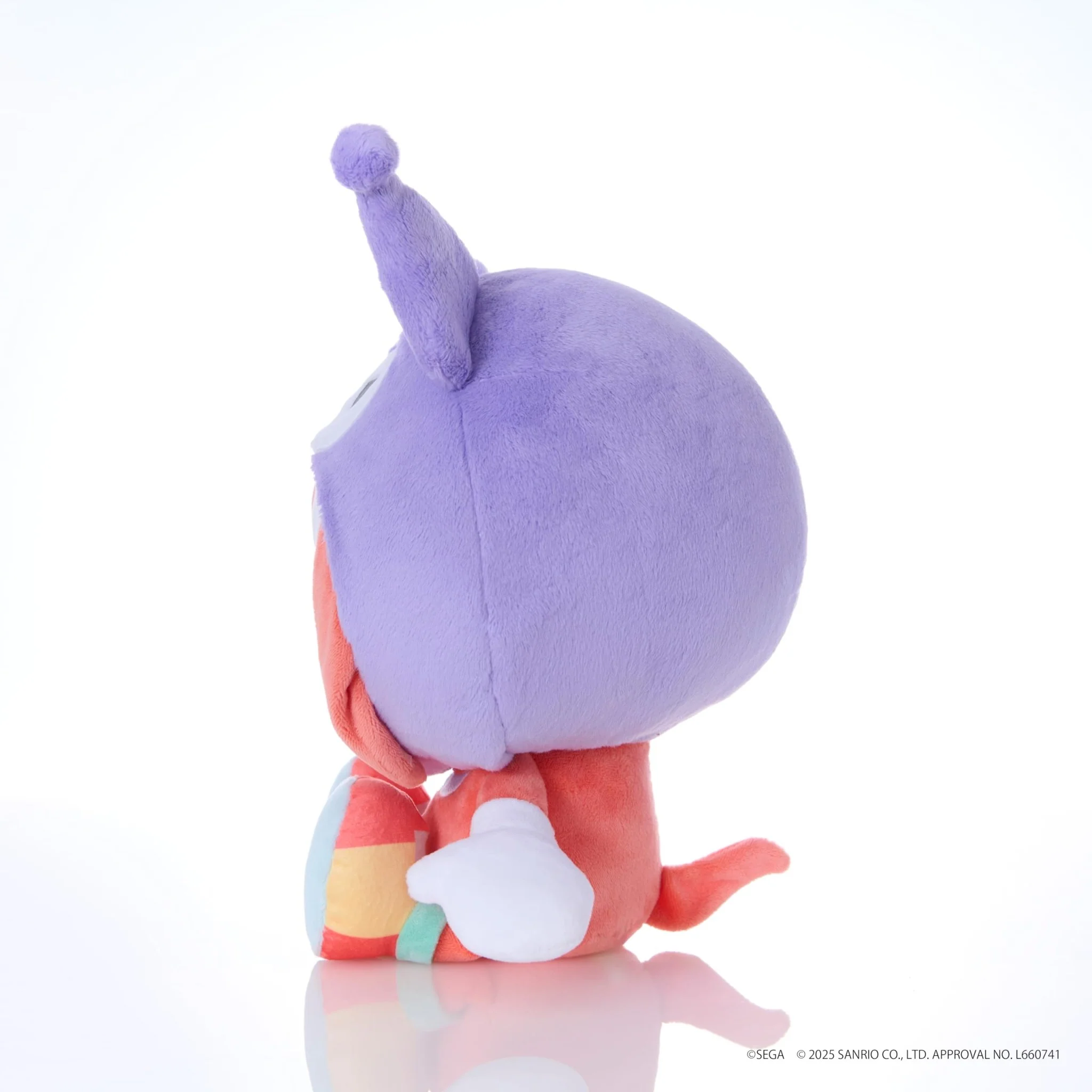 Sonic & Friends x Sanrio M Plush - Knuckles × Kuromi - Image 2