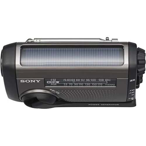Sony Emergency Radio ICF-B300 Hand-Crank FM/AM LED Light Black - Image 13