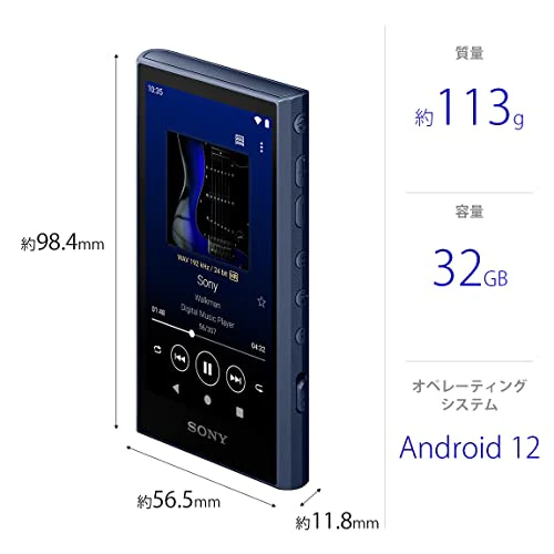SONY Walkman 32GB A300 Series NW-A306 Blue LC : Wireless also Hi-Res Wireless / Streaming - Image 2
