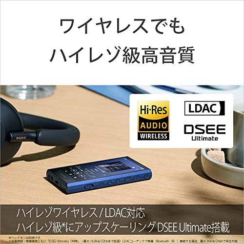 SONY Walkman 32GB A300 Series NW-A306 Blue LC : Wireless also Hi-Res Wireless / Streaming - Image 5