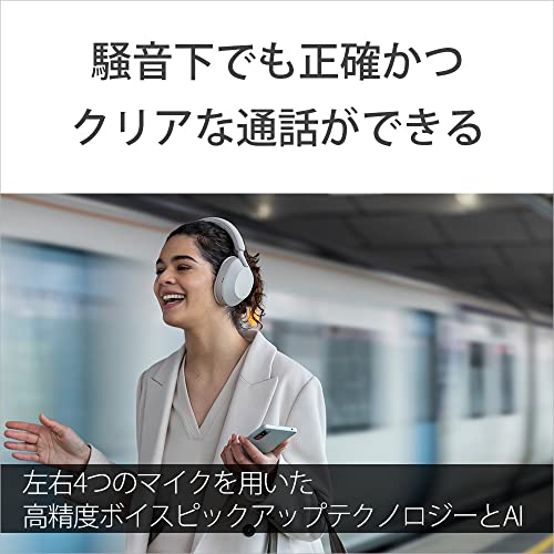 SONY WH-1000XM5 SM Platinum Silver Wireless Headphones - Image 5