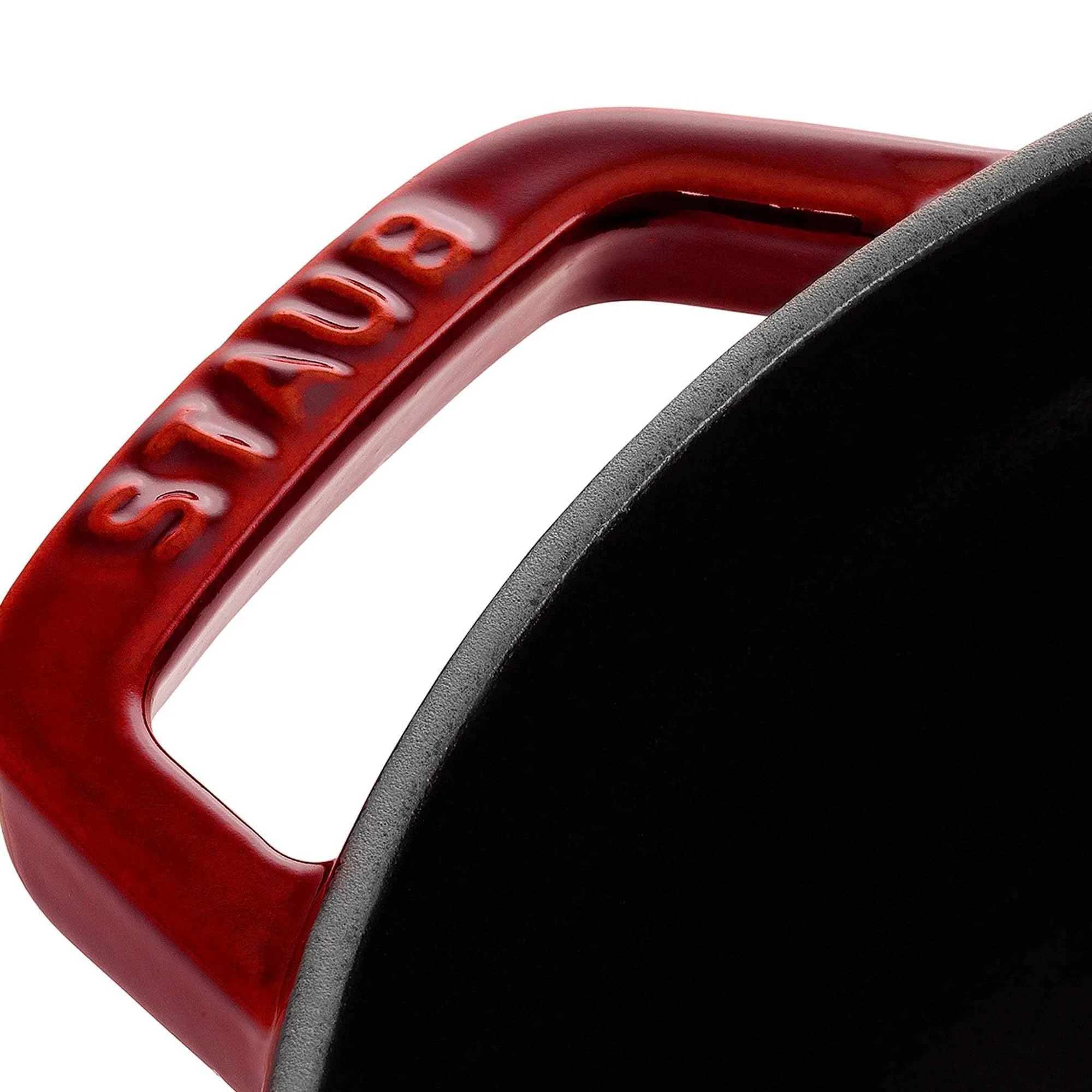 Staub Cast Iron Round Cocotte Model 1102687 Purple 5.5Qt - Image 3