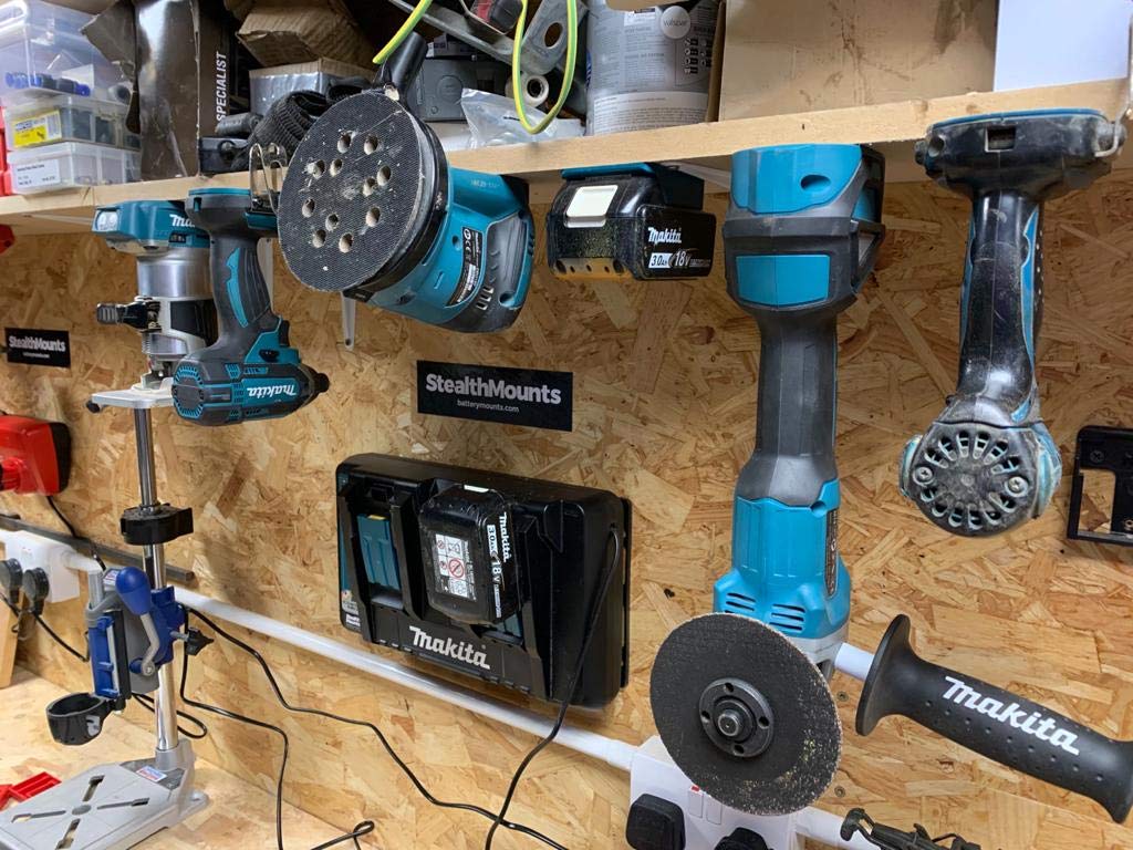 Makita Stealth Tool Mounts for Makita LXT (4‑Pack Black) - Image 4