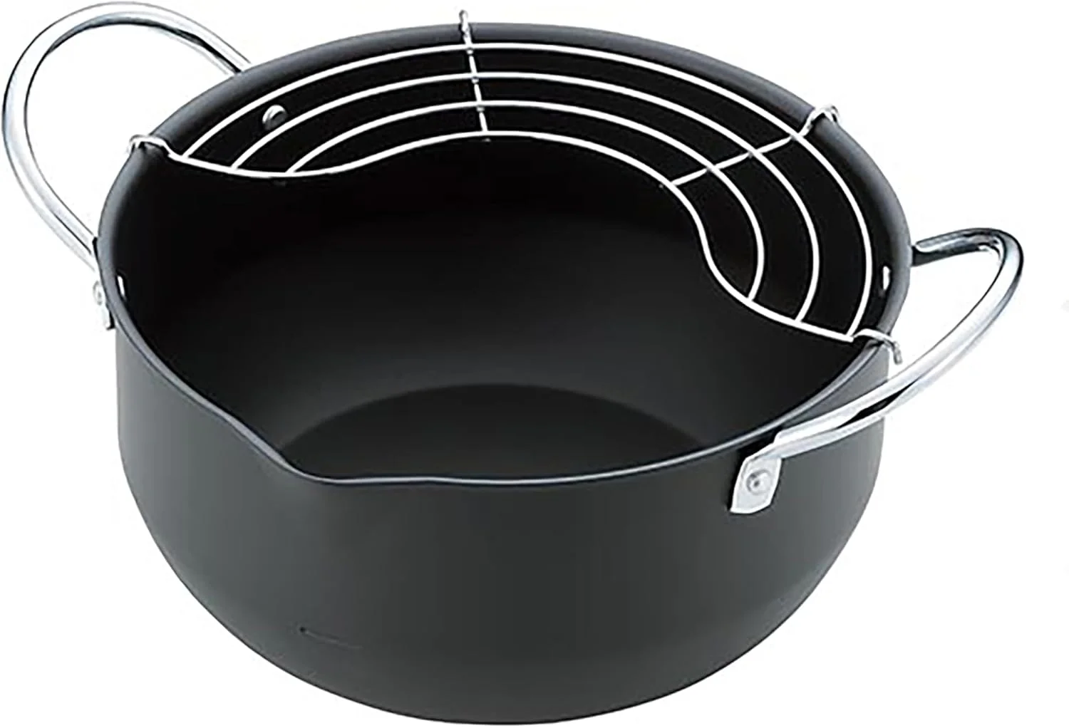 Summit Kogyo Iron Deep Frying Pot 20cm N 22cm - Image 4