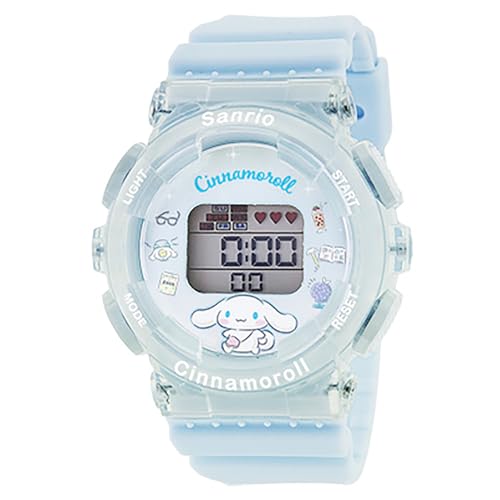Sun Flame sanrio Digital Watch J-Axis Sanrio Cinnamoroll CR3C0003-CN Blue