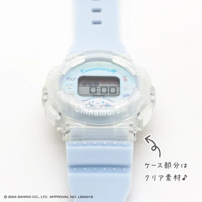 Sun Flame sanrio Digital Watch J-Axis Sanrio Cinnamoroll CR3C0003-CN Blue - Image 3