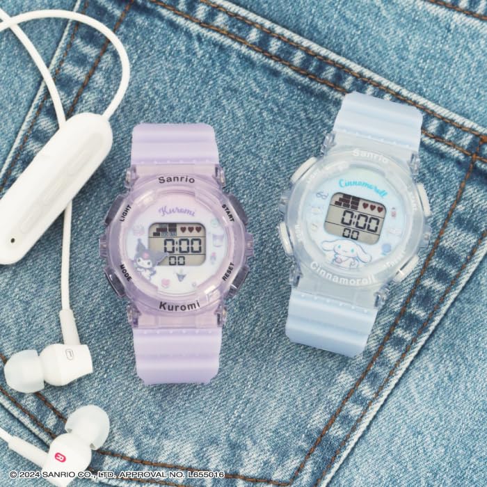Sun Flame sanrio Digital Watch J-Axis Sanrio Cinnamoroll CR3C0003-CN Blue - Image 7