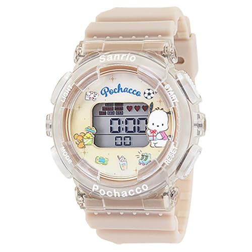 Sun Flame sanrio J-Axis Sanrio Digital Watch Pochacco CR3C0003-PC Beige