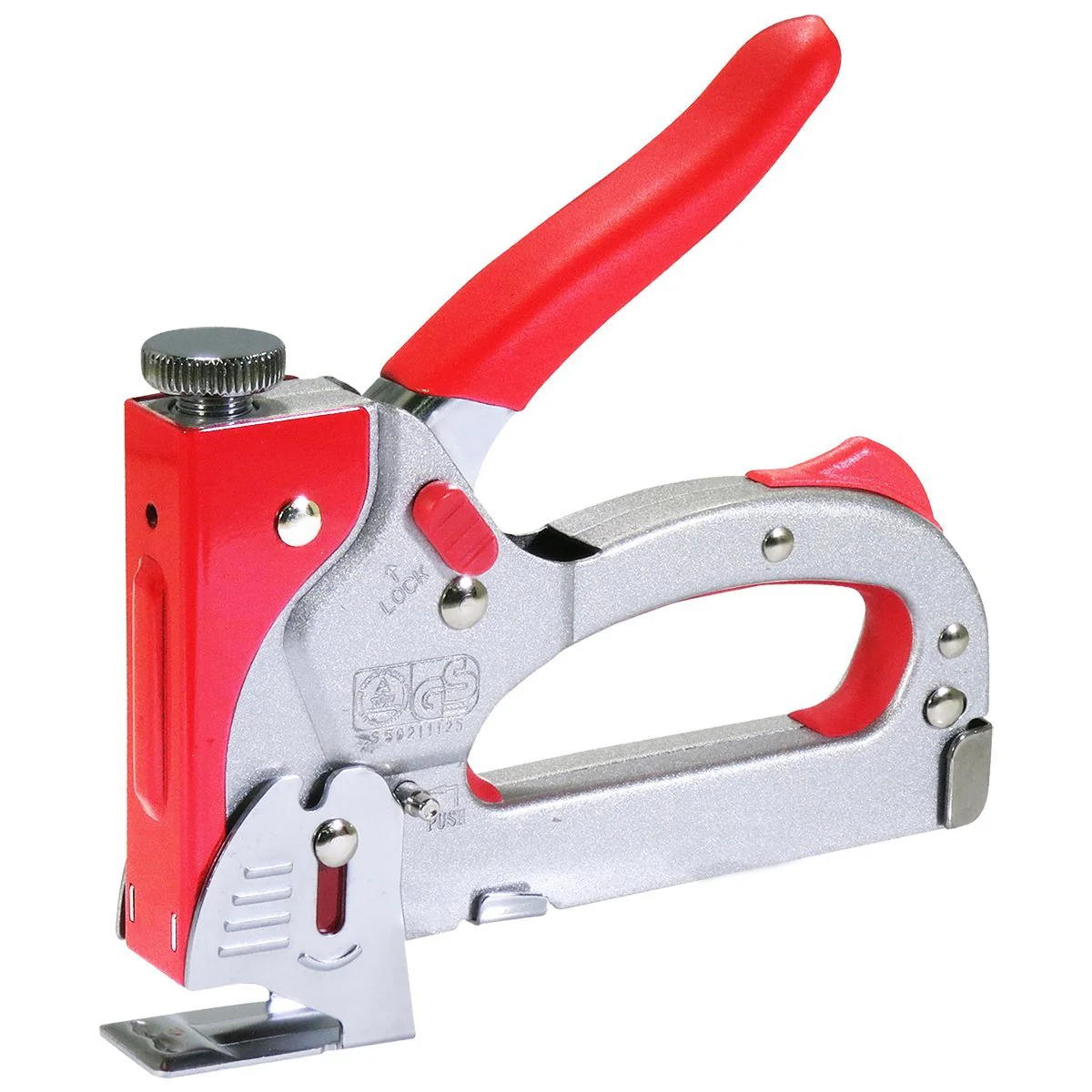 KONYO Up 2-Way Metal Tacker Strong Type with 200 Staples STP-1214 for Insulation - Image 3