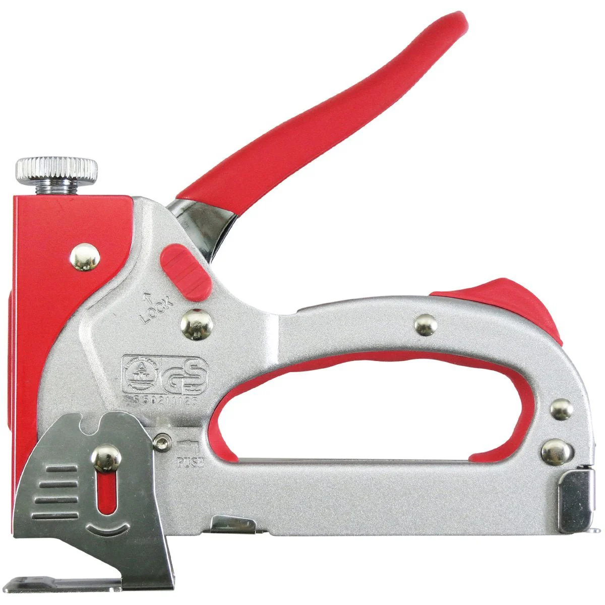 KONYO Up 2-Way Metal Tacker Strong Type with 200 Staples STP-1214 for Insulation - Image 4