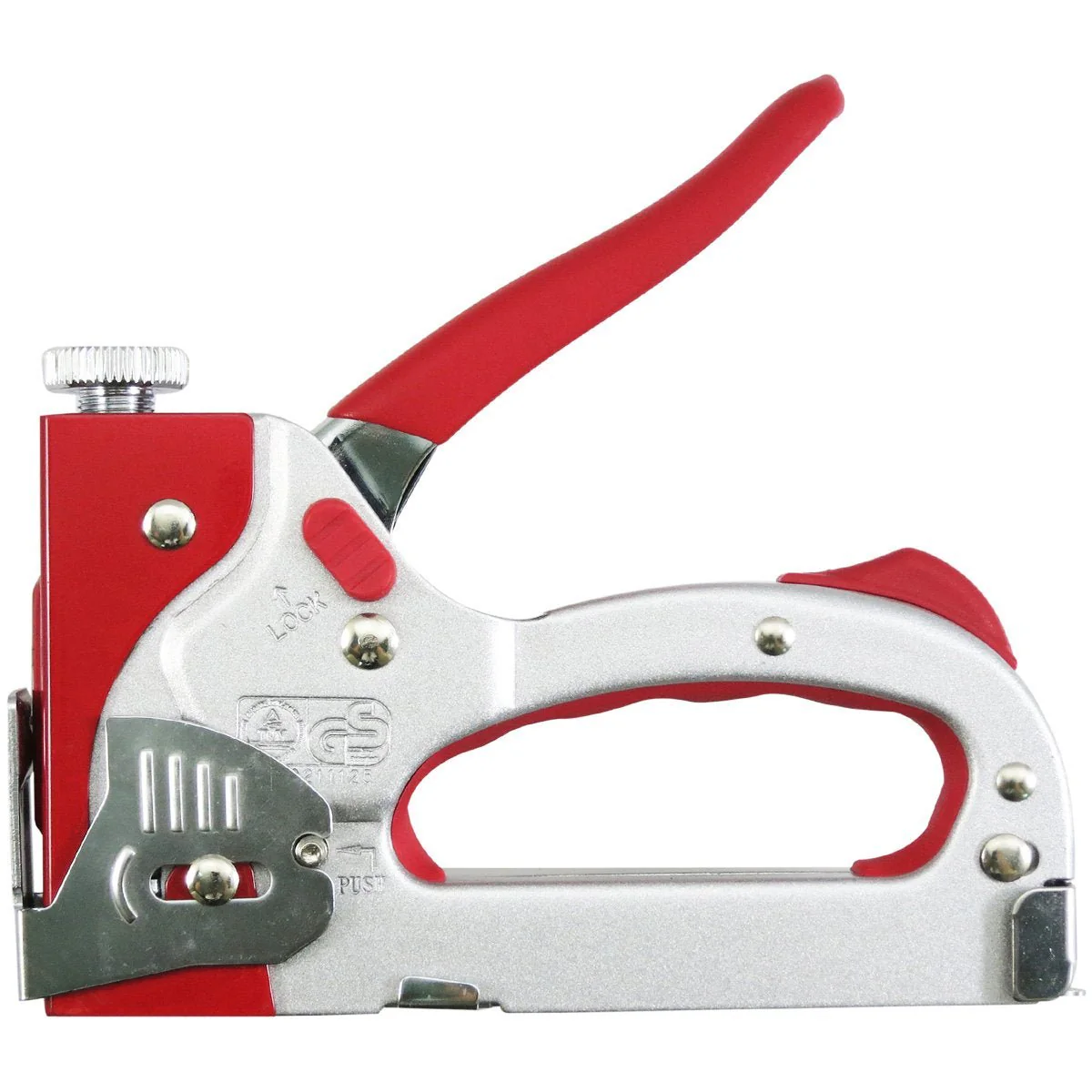 KONYO Up 2-Way Metal Tacker Strong Type with 200 Staples STP-1214 for Insulation - Image 8