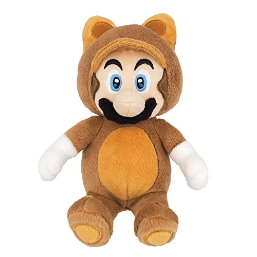 Super Mario 3D Land Raccoon Tanooki Mario Mario Plushie