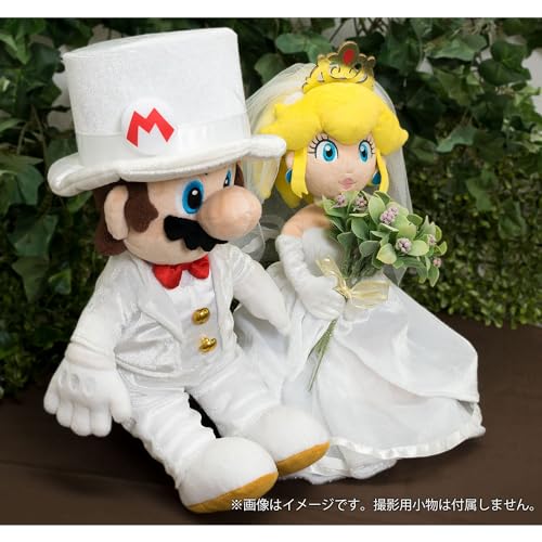 Super Mario Odyssey Mario & Peach Wedding Set W34 5 x D18 x H40cm Plushie OD04 - Image 5