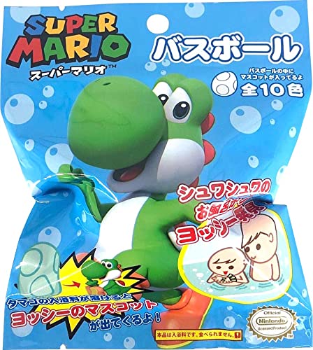 Super Mario Yoshi Egg Bath Bomb Collection 10 Colors Made in Japan