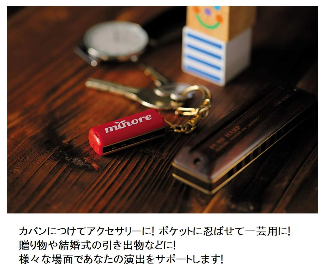 SUZUKI Mini-Harmonica minore 5-hole 10-note MHK-5W White - Image 4