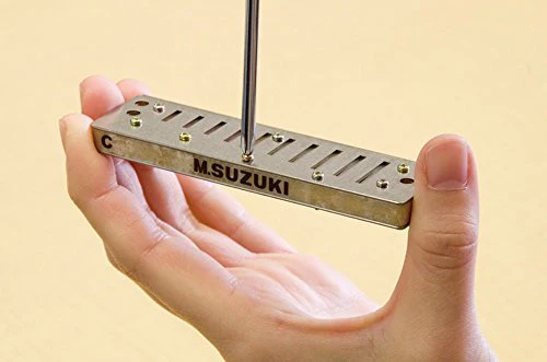 SUZUKI Suzuki 10-hole harmonica MANJI M-20 in C made in Japan - Image 6