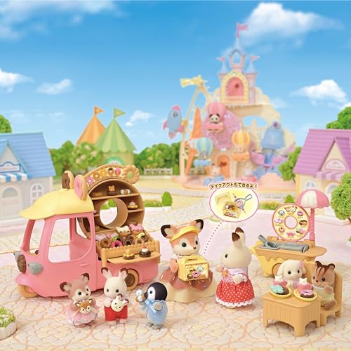 Sylvanian Families Delicious Donut Wagon Food Cart Playset for Kids M-93 3 Years Up - Image 6