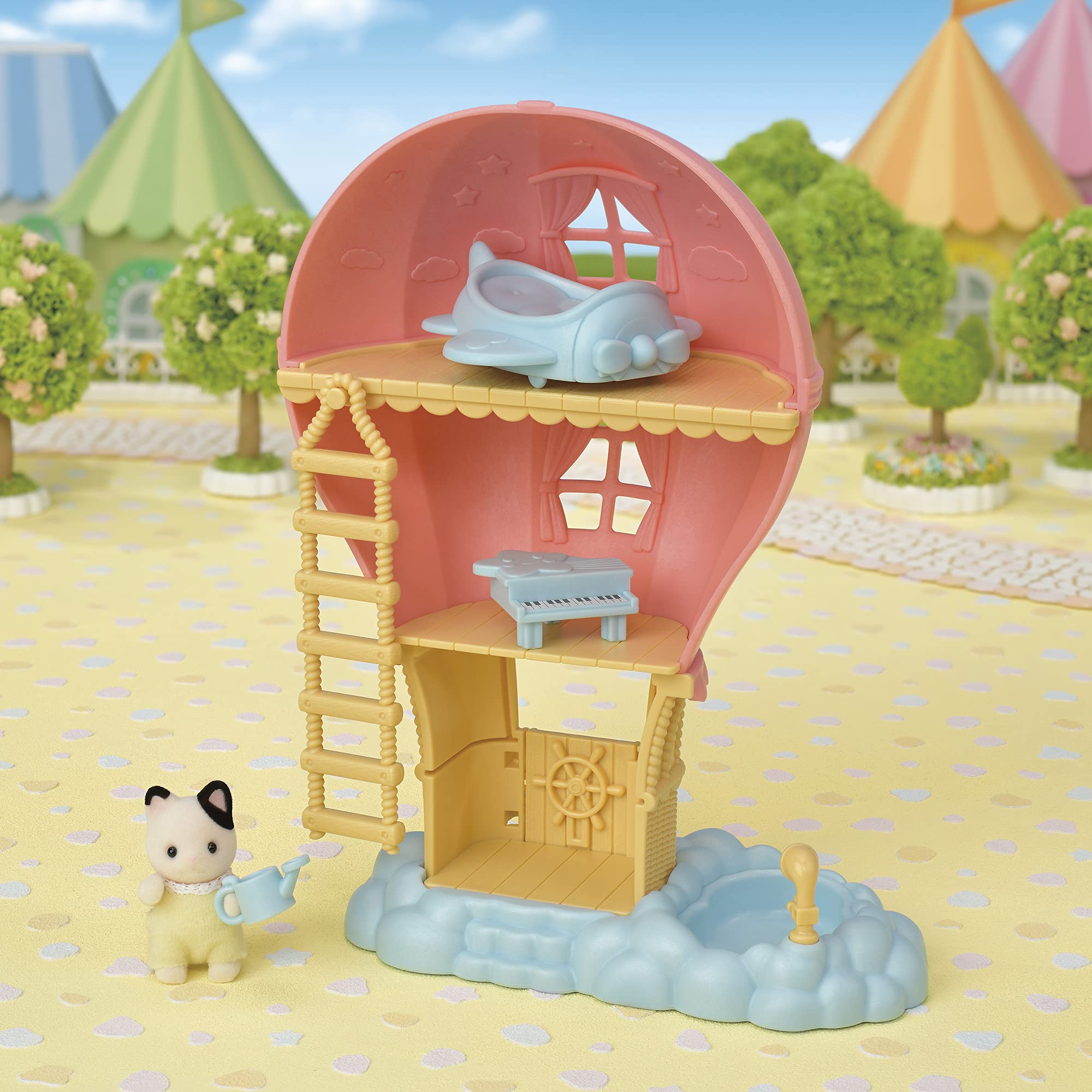 Sylvanian Families Fluffy Balloon House Playground Set KO-71 Made in Japan - Image 4
