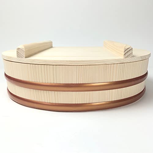 Tachibana Container  Sushi Tub  Lid Attached  Made in Japan - Image 2