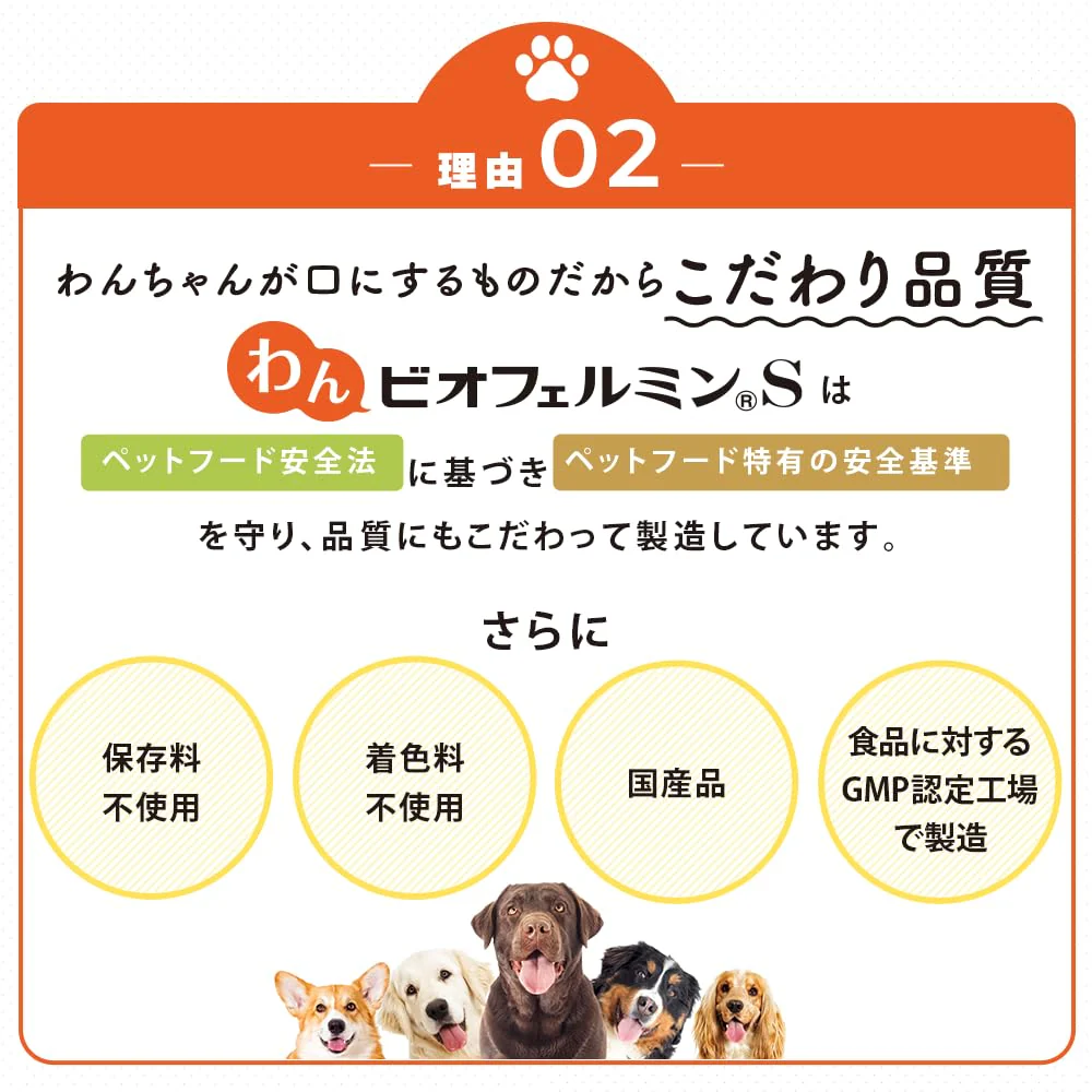 Taisho Pharmaceutical Wan Biofermin S Probiotic Supplement for Dogs Plain Flavor 40g - Image 4
