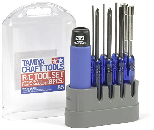 TAMIYA Craft Tool Series No.85 RC Tool 8-Piece Set for RC 74085 - Image 2