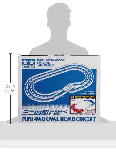TAMIYA Mini 4WD Limited Series Oval Home 3-D Lane Change (Tricolor) 94893 - Image 4