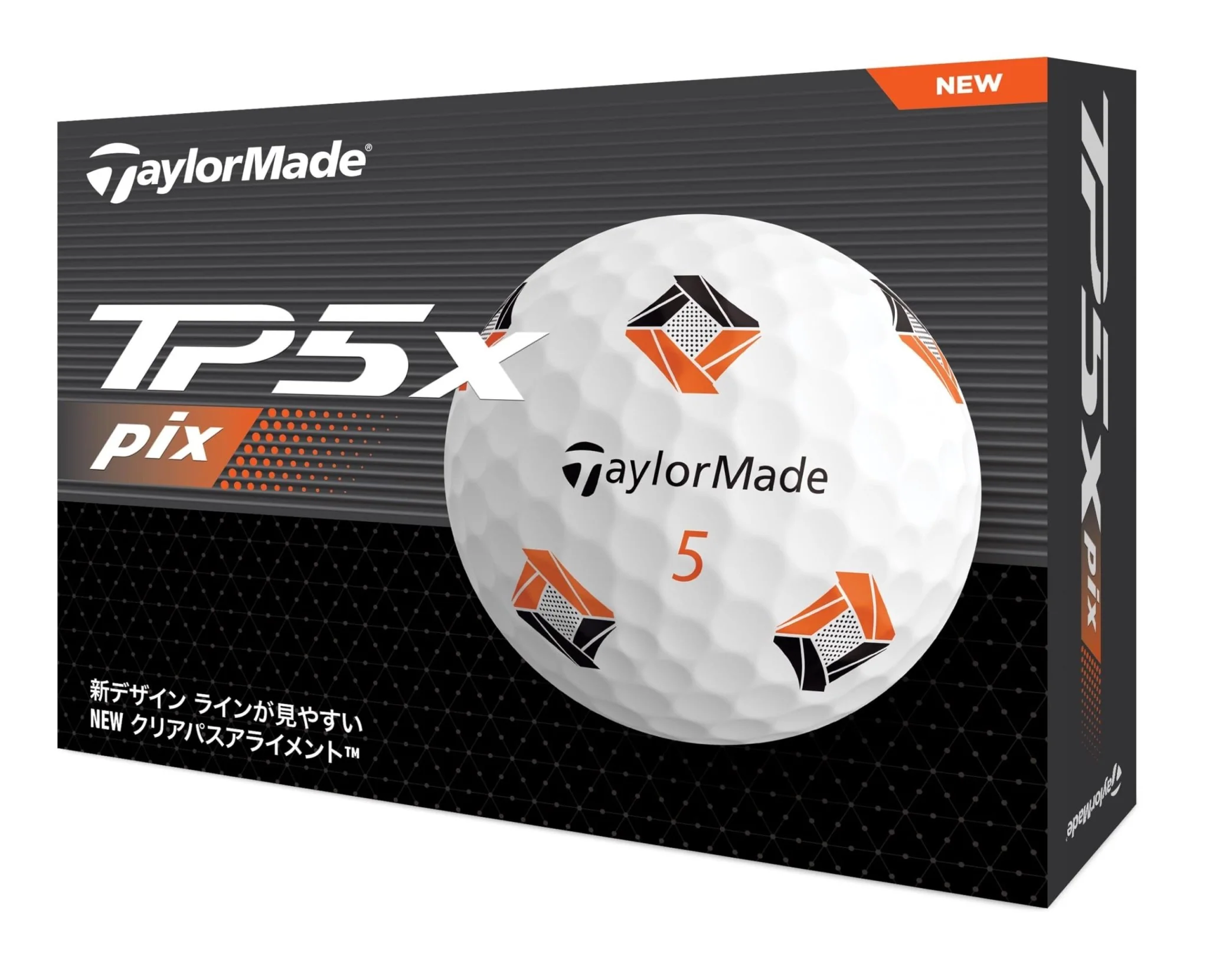 TaylorMade Japan TP5x Pix 2024 Golf Balls  1 Dozen (12-Pack)