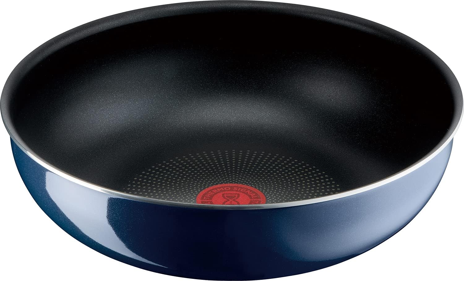 T-fal Detachable Handle Deep Stir Fry Pan Gas Stove Safe PFOA Free L43719 Blue 28cm - Image 9