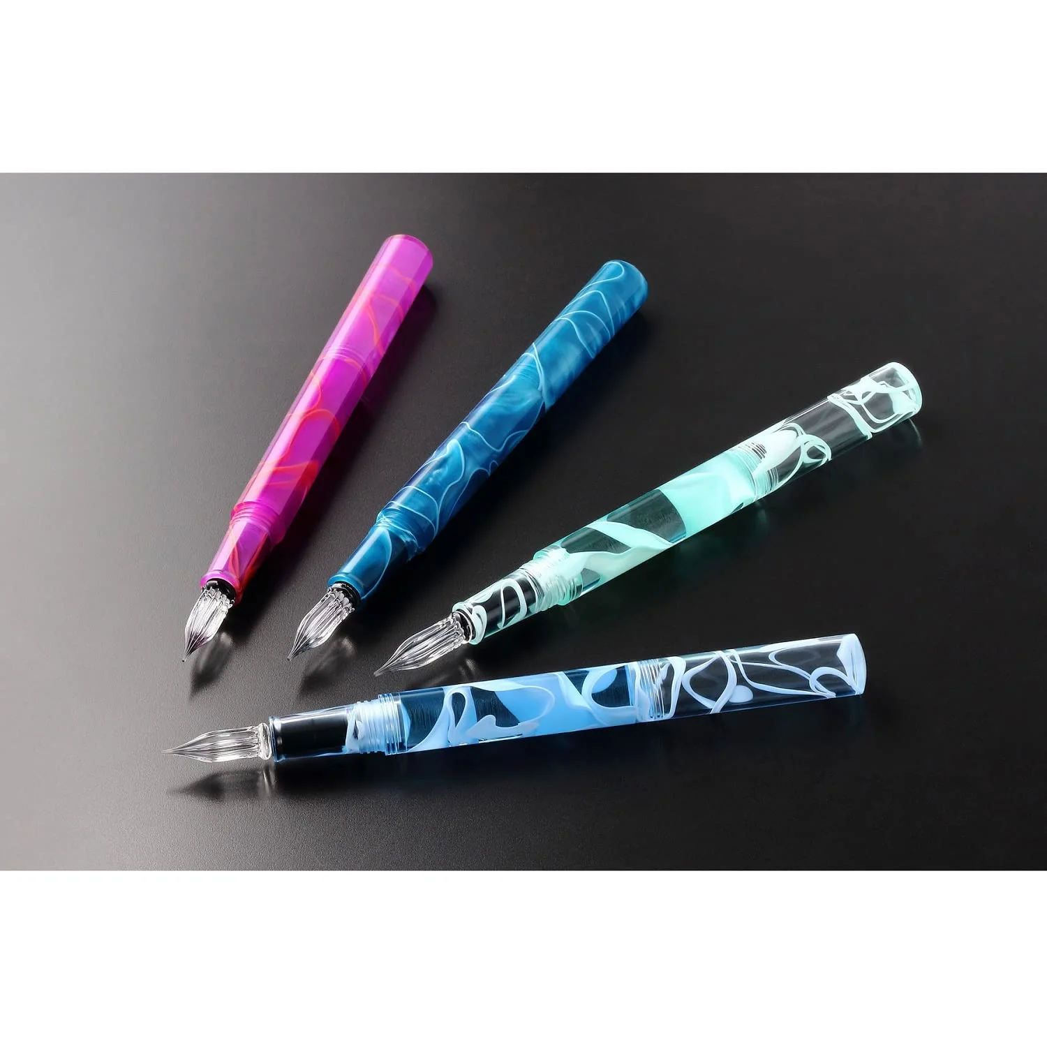 Teranishi Chemical Guitar Aurora Ice Mint Guitar Glass Pen with Cap GLAA-MT - Image 7