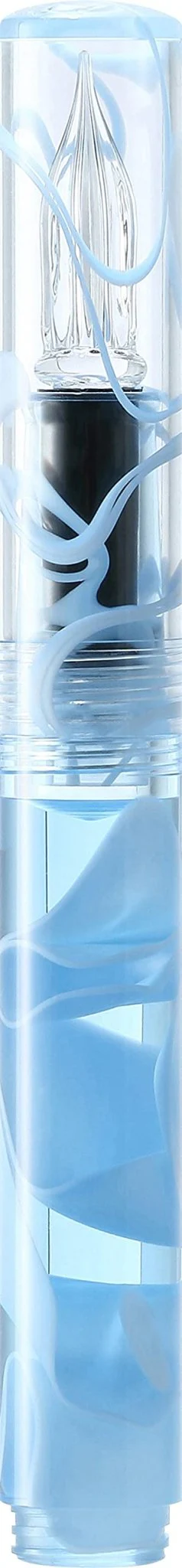 Teranishi Chemical Guitar Glass Pen Cap Aurora Ice Blue GLAA-BL - Image 2