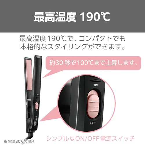 TESCOM Hair Iron Straightening Iron 18mm International THS7 AC100-120V/200-240V - Image 3