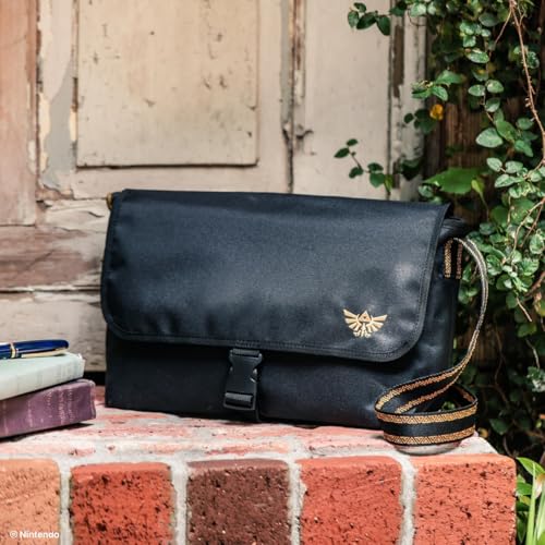 The Legend of Zelda Emblem of Hyrule Shoulder Bag with BOOK - Image 3