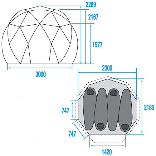 THE NORTH FACE Geodome 4 Tent Geodome 4 NV21800 - Image 11