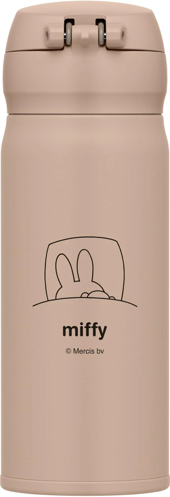 Thermos Water Bottle Vacuum Insulated Mobile Mug 400ml Miffy Milk Tea JNL-405B MKT - Image 3