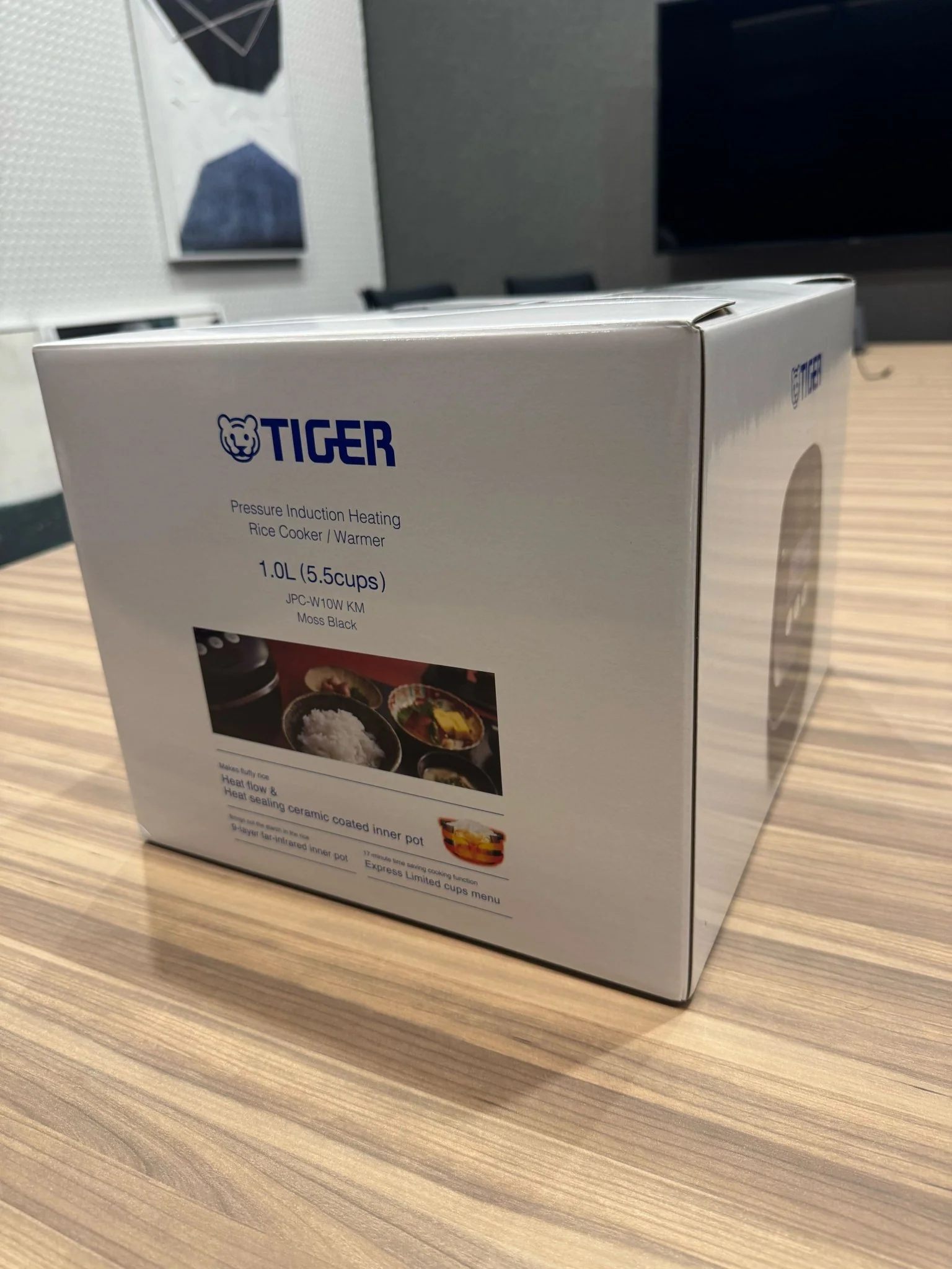 Tiger Pressure IH Rice Cooker 1.0L 5cup JPC-W10W AC220V-230V Made in Japan - Image 10
