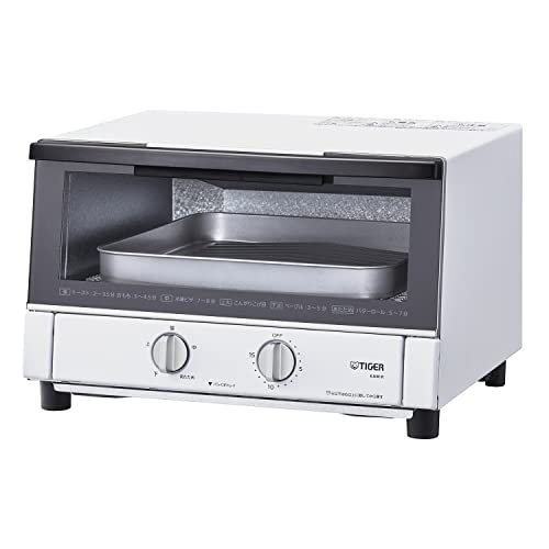 TIGER Toaster Oven Triple Heater 5-Stage Matte White KAM-R131WM ※100V
