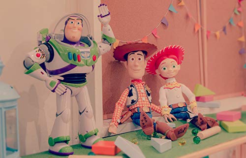 Toy Story 4 Real Size Talking Figure with test batteries (3 AAA alkaline batteries) Jesse (L: 37cm) - Image 6