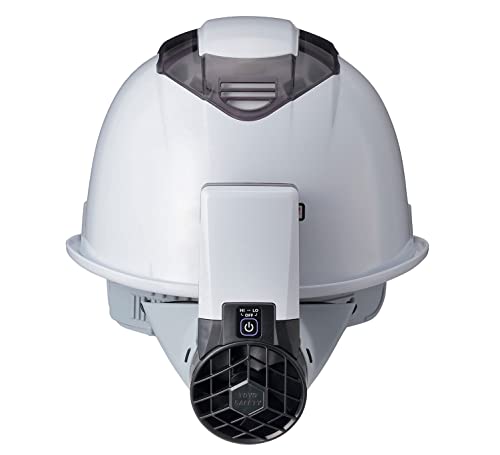 Toyo Safety Helmet Mounted Blower No 7703 White