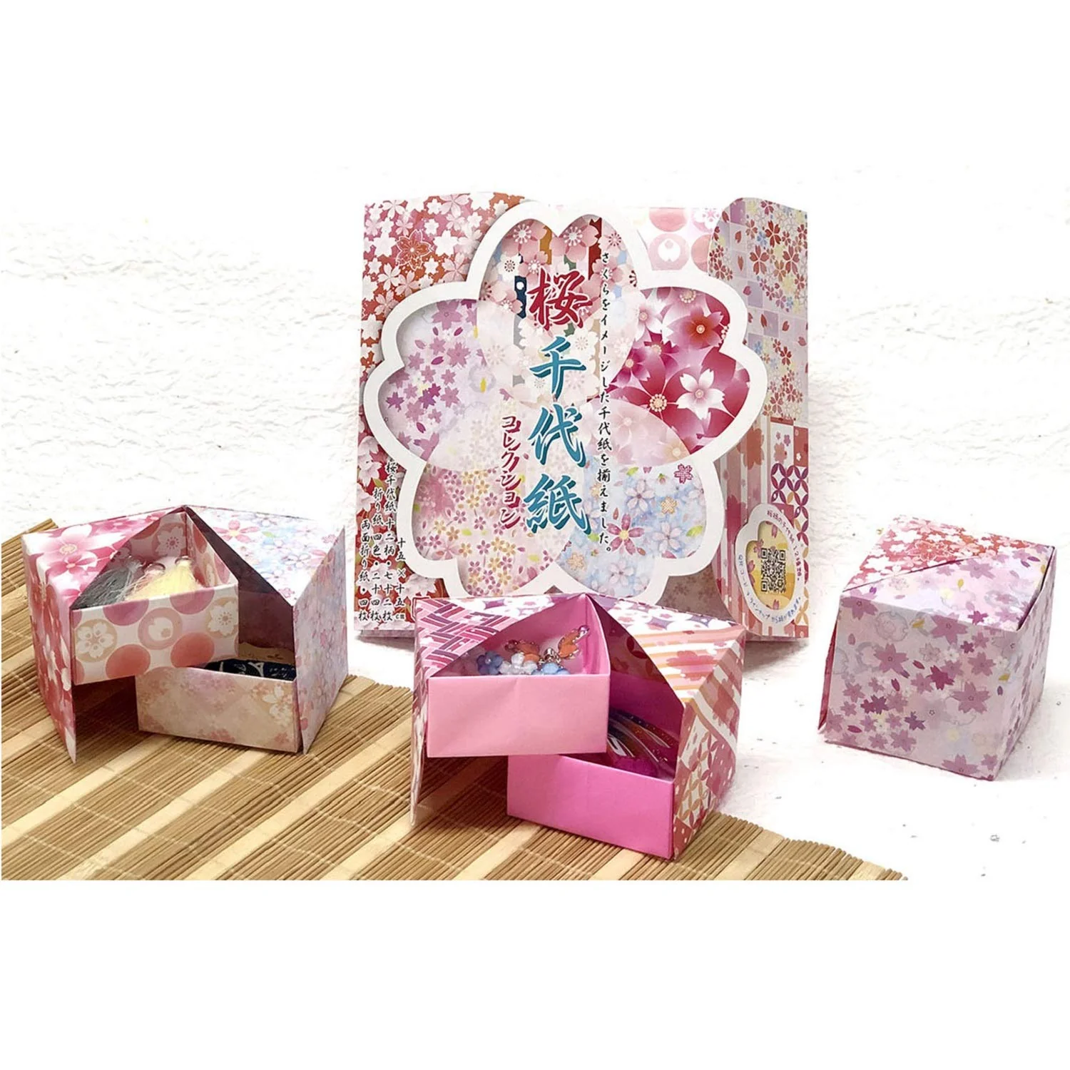 Toyo Sakura Chiyogami Origami Paper Collection 15cm 860851 - Image 3
