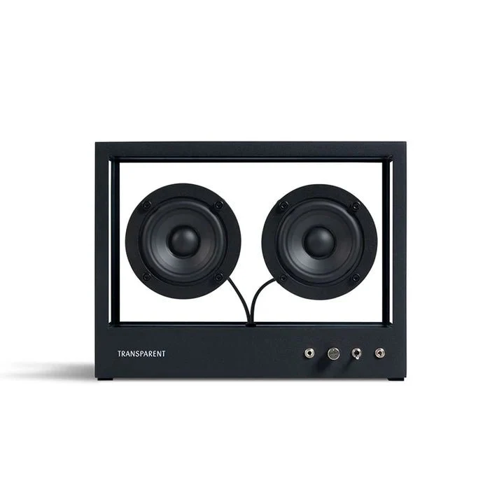 TRANSPARENT Small Transparent Speaker White Bluetooth Glass Panel TPS-06 - Image 4