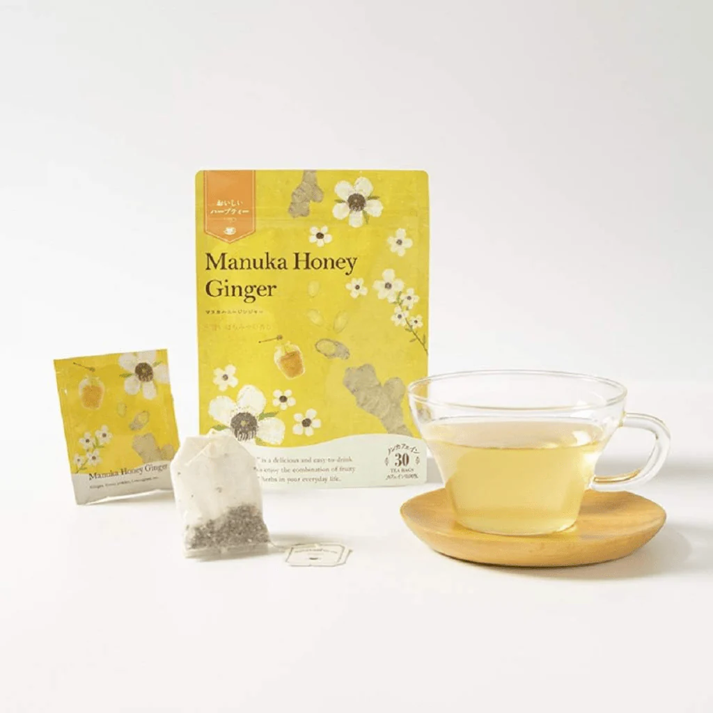 Tree of Life Delicious Herbal Tea Manuka Honey Ginger (30 packets) - Image 4