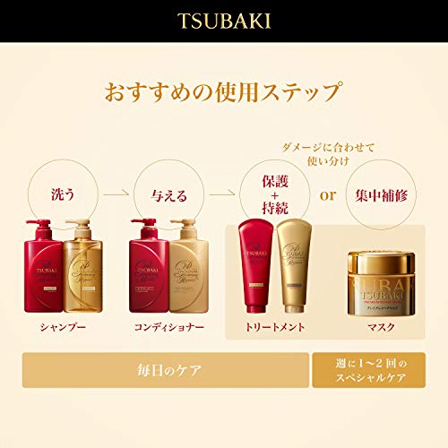 Shiseido TSUBAKI Premium Repair Hair Conditioner Bottle 490ml - Image 6