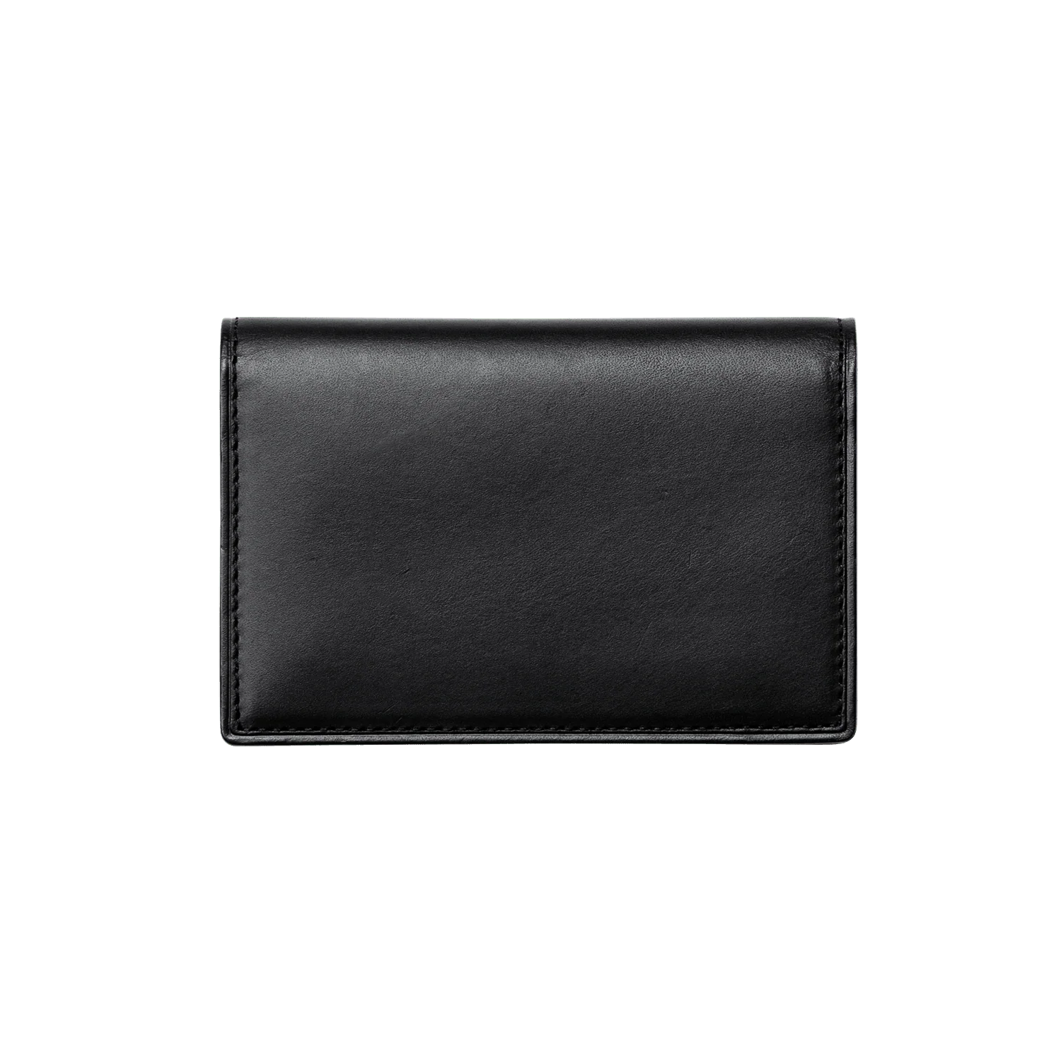 TSUCHIYA KABAN Italian Hard Vachetta Leather Business Card Holder Made in Japan